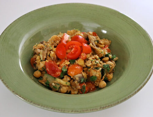 Simple Chickpea Scramble