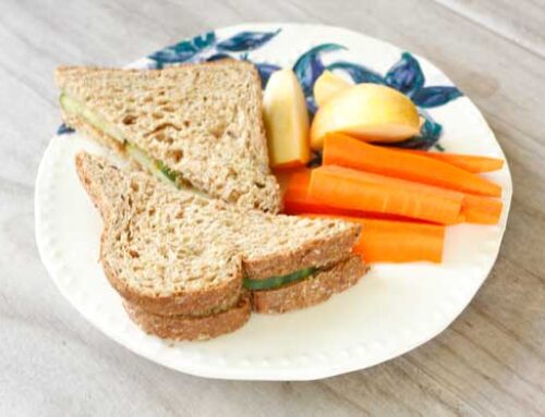 Peanut Butter Veggie Sandwich