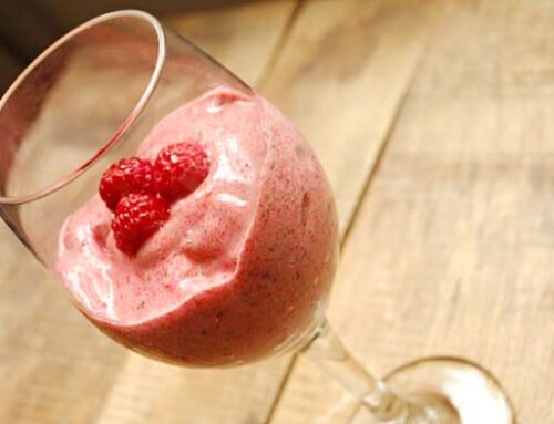 Rasp-Banana Ice Cream