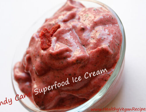 Candy Cane Superfood Ice Cream