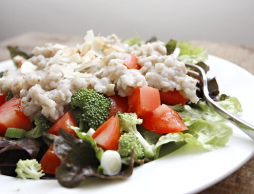 Coconut Lemon Kasha Salad